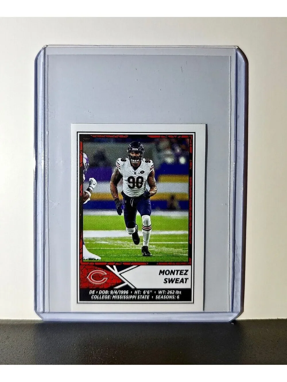 Montez Sweat 2024 Panini NFL Sticker #369 Chicago Bears
